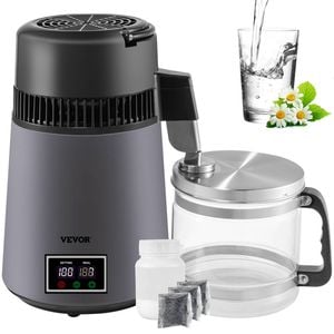Vevor Home Water Distiller Maker Grey with Dual Temp Display