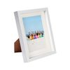 Nicola Spring 8" X 10" White 3d Box Photo Frame - 5" X 7" Mount