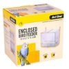 Enclosed Bird Feeder with Perch by Avi One - 13x9.7x12.2cm