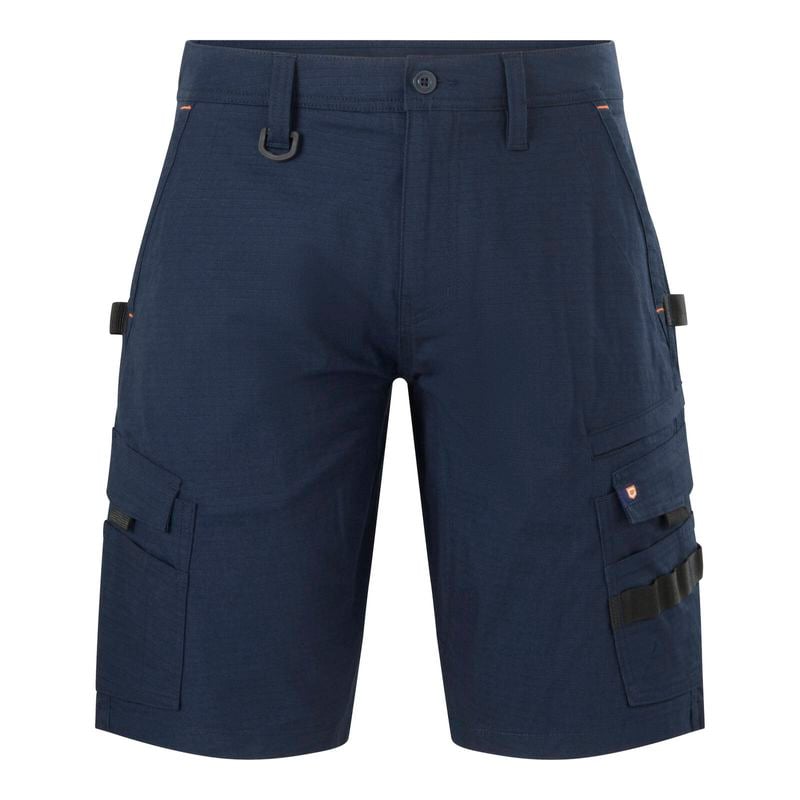 Size 87R Navy Mid Shorts Ripstop Cargo
