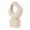 Amalfi Ovum Abstract Sculpture Stone 23x10x35cm