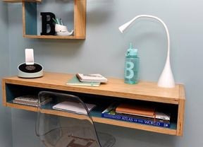 DIY Step Image - How to make a D.I.Y. timber floating wall desk . Blob storage upload.
