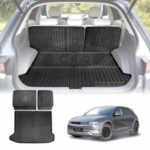 Boot Liner Back Seat Protector Set for Hyundai IONIQ 5 IONIQ5 2021-Onwards Cargo Trunk Kick Mats