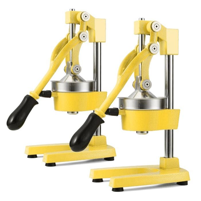 SOGA 2X Commercial Heavy-Duty Manual Citrus Juicer Hand Press Extractor – Yellow