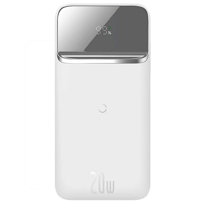 Baseus Magnetic Wireless Power Bank 10000mAh 20W USB Type-C Type-A - White