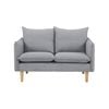Sinatra 2 Seater Fabric Sofa Lounge Couch Grey