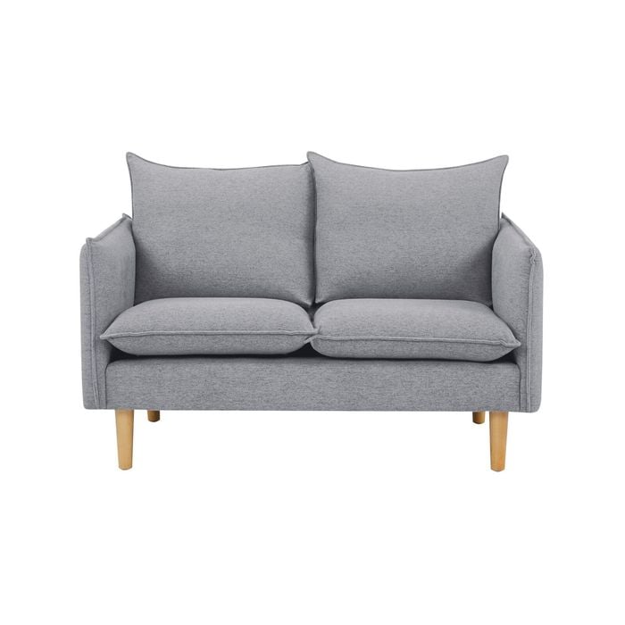 Sinatra 2 Seater Fabric Sofa Lounge Couch Grey