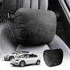 Black Headrest Pillow for Tesla Model 3 2017-2023 and Model Y 2021-2024 Seat Neck Support