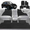 6D Diamond Car Floor Mats for Nissan JUKE 2013-2019-Full Set-Black-Outback GT
