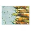 Lat-Lay of Grilled Corn  Print 100% Australian Made 120 x 90cm  (Acrylic)