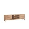Ariah Tv Entertainment Unit TV Stand 210cm 4 Drawers Oak