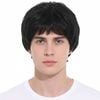 s Short Party Wig Costume Party Dress Up Fancy Classic Style Black