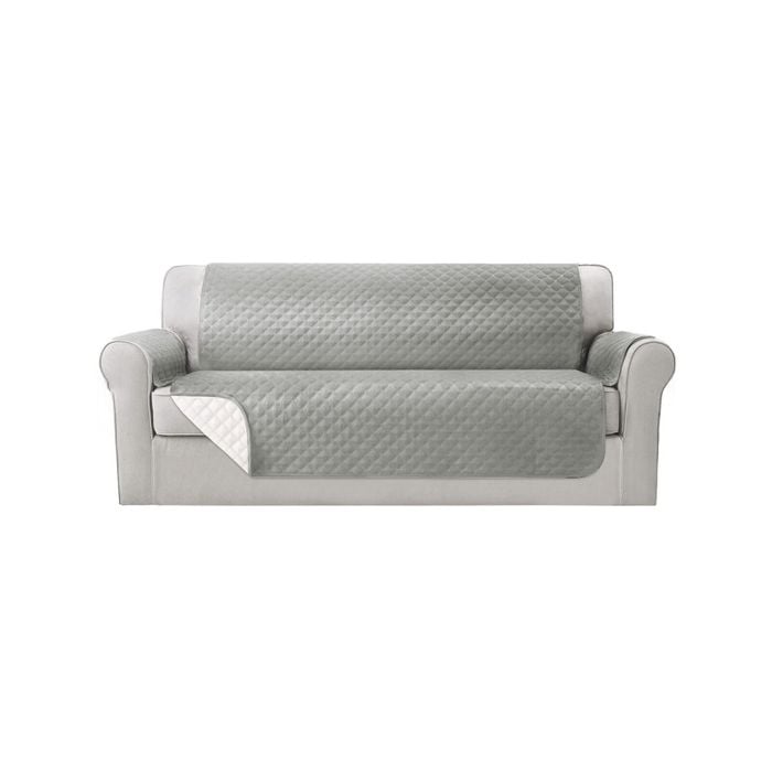 Artiss 4 Seater Sofa Cover Couch Cover Water Resistant Grey
