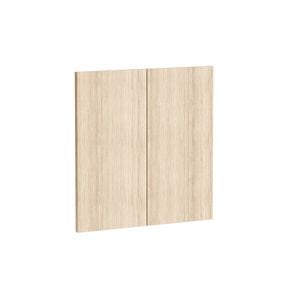 Kaboodle 600mm Almond Oak Modern Rangehood Doors - 2 Pack