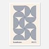 Galrie Bauhaus 1923 Geometric Art Print - Modern Minimalist Wall Decor, Poster Only, A0 84 x 119cm (33 X 47inch)