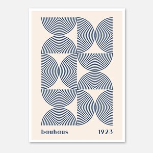 Galrie Bauhaus 1923 Geometric Art Print - Modern Minimalist Wall Decor, Poster Only, A0 84 x 119cm (33 X 47inch)