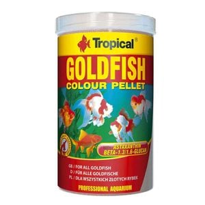 Tropical Fish Food Goldfish Colour Pellet 1000ml