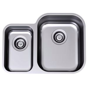 Clark Monaco 1.5 Right Hand Bowl Undermount Sink with No Tap Hole