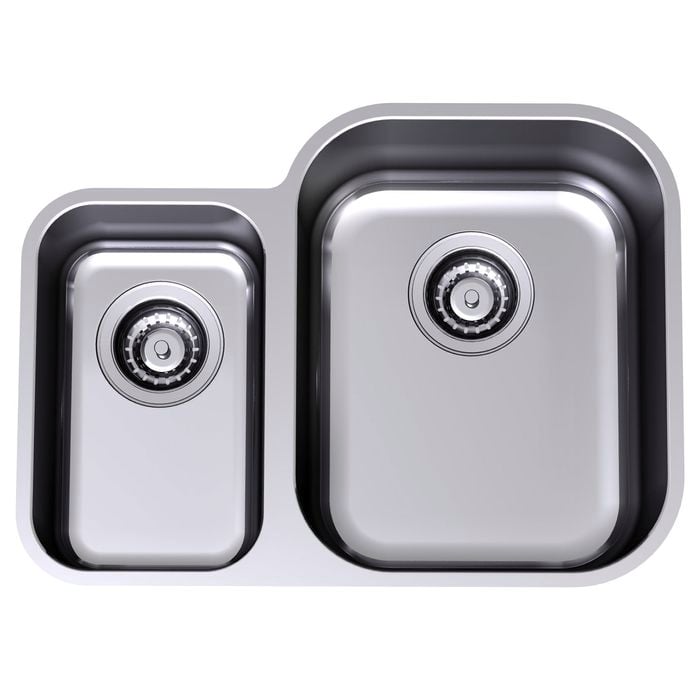 Clark Monaco 1.5 Right Hand Bowl Undermount Sink with No Tap Hole