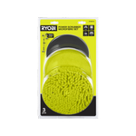 Ryobi 3-Piece Power Scrubber Microfibre Set