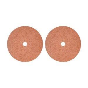 2pk Glomesh Pre Burnish Open Weave Floor Pad For Auto Scrub Coral 500mm