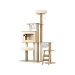 Alopet 142cm Cat Tree Tower Scratching Post Scratcher Wood