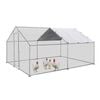 Large Walk-in Pet Chicken Run Coop Cage Rabbit Hutch Ferret House Guinea Pig Enclosure 300 x 400 x 195cm - 3 x 4 x 1.95M