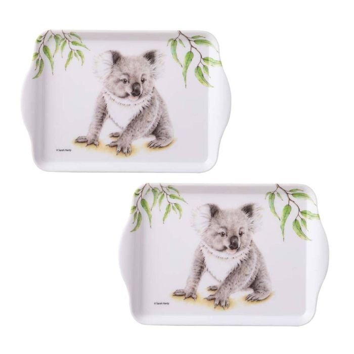 Ashdene Bush Buddies Echidna Set Of 2 Scatter Trays