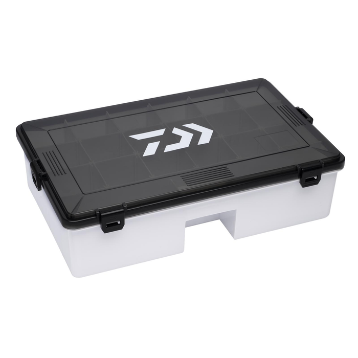 Daiwa 2022 DBox Smoke Colour Fishing Tackle Storage Box Large Deep
