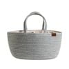 Living Textiles Cotton Rope Storage Caddy With Divider - Sage