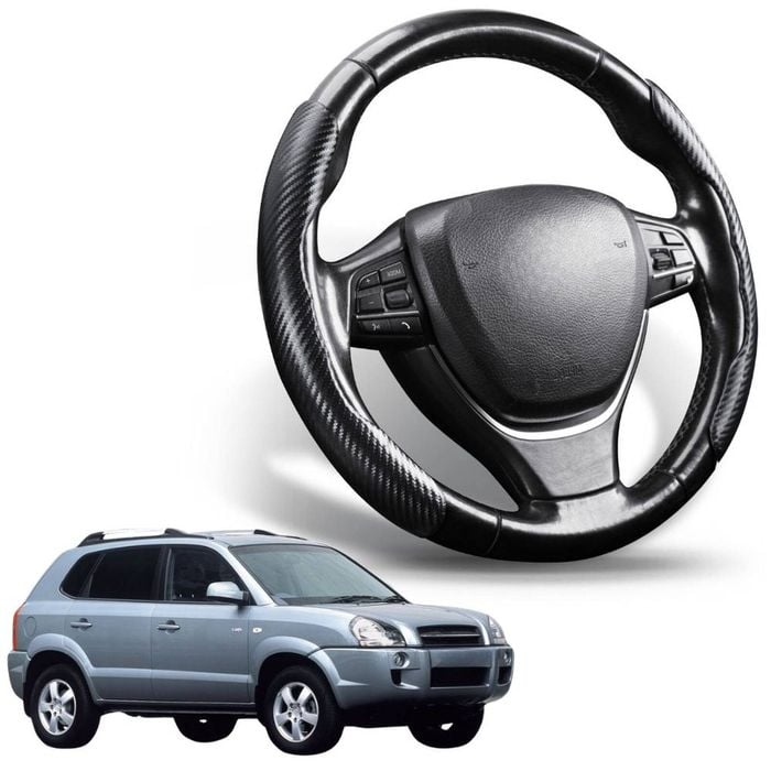 Segmented Steering Wheel Cover for Hyundai Tucson 2004 - 2009 JM