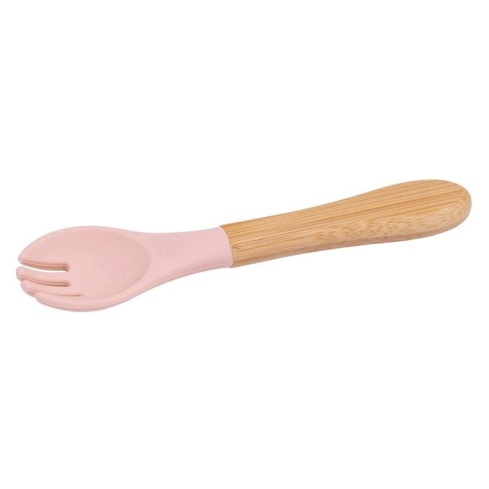 Tiny Dining Bamboo Baby Weaning Fork with Silicone Tip