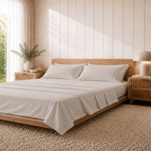 Royal Comfort 1000TC Balmain Bamboo Cotton Sheets Set Dove Queen