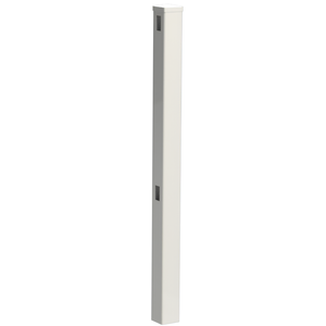 RapidFence 102 x 102 x 1900mm White Garden Picket PVC Inline Post