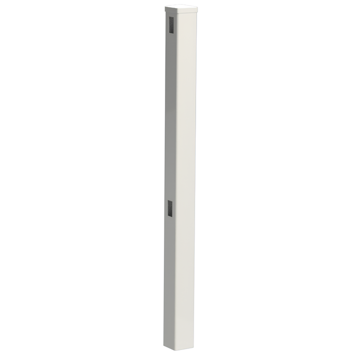 RapidFence 102 x 102 x 1900mm White Garden Picket PVC Inline Post