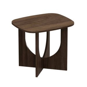 Astin Sinclair 510 x 440 x 420mm Walnut-Look Dempster Side Table 