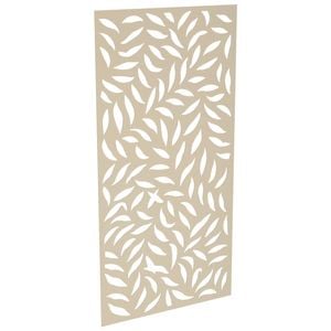 ProtectorAl 300-1200 x 1201-2400mm Paperbark Large Leaf Unframed Solid Aluminium Decorative Panel