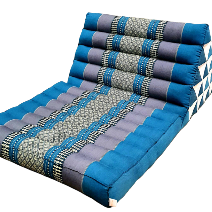 Mat Triangle Floor Cushion Jumbo 1-Fold Thai Triangle Pillow Mat