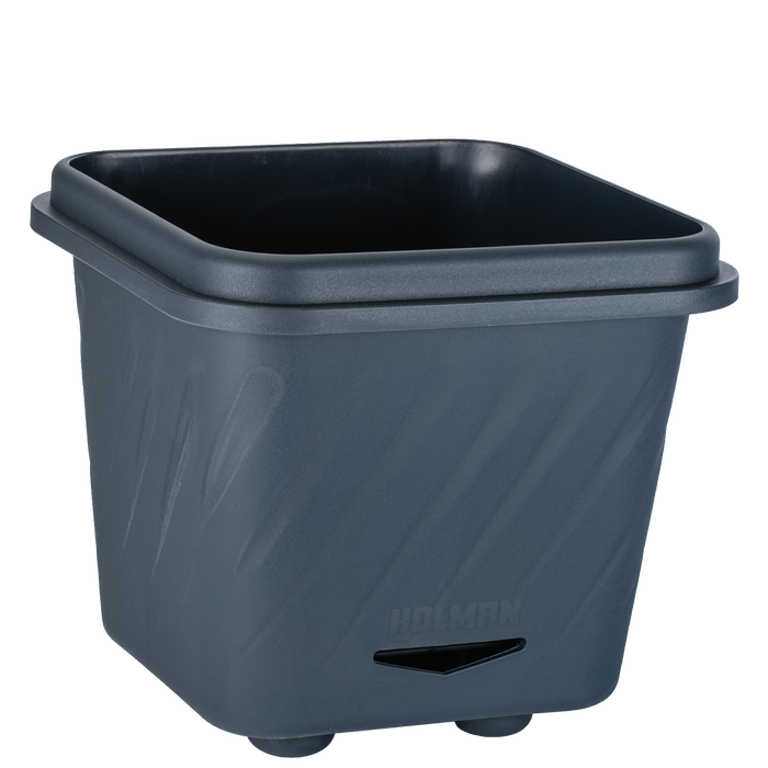 Holman 270 x 270 x 250mm Charcoal Small Self-Watering Pot - Small