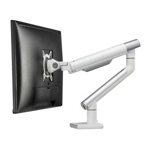 Desky Single Slim Aluminium Monitor Arm - White
