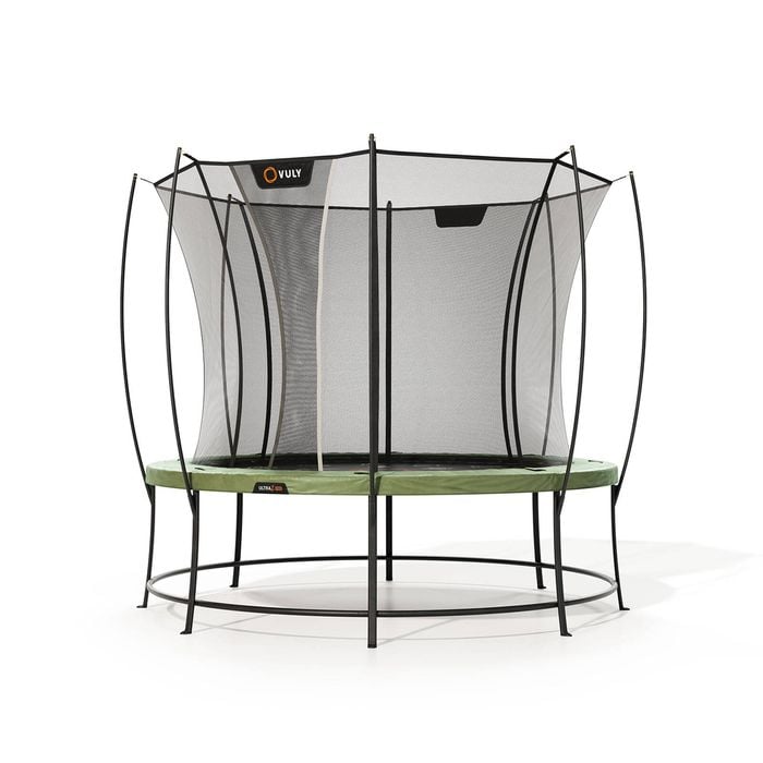 VULY Ultra 2 Pro Medium 12ft Trampoline with Enclosure - Round Kids Trampolines