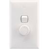 HPM Excel Trailing Edge Light Dimmer 400VA Matt White