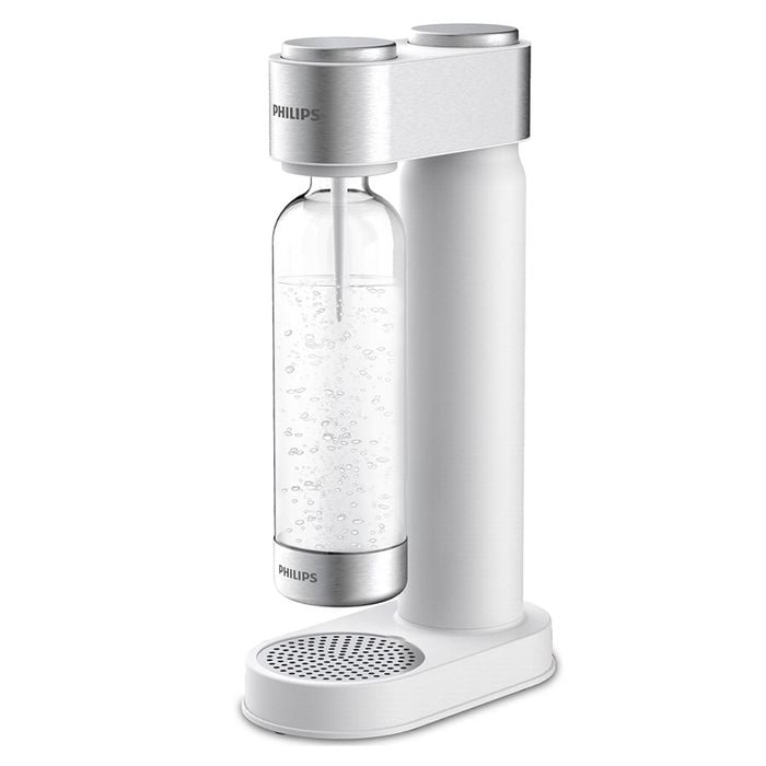 Philips GoZero Soda Water Maker w/ 1L Carbonating Bottle White