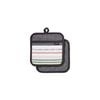 Ladelle Intrinsic Grey Set of 2 Pot Holders 21 x 21 cm