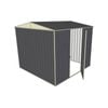 Build-a-Shed 2.3 x 2.3 x 2.3m Gable Single Hinged Side Door Shed - Grey