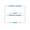 2x OFFICIAL NRL Cronulla Sharks Car Number Plate Frame Cover Surround