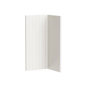 Kaboodle Vanilla Essence V-Groove Corner Base Cabinet Doors - 2 Pack