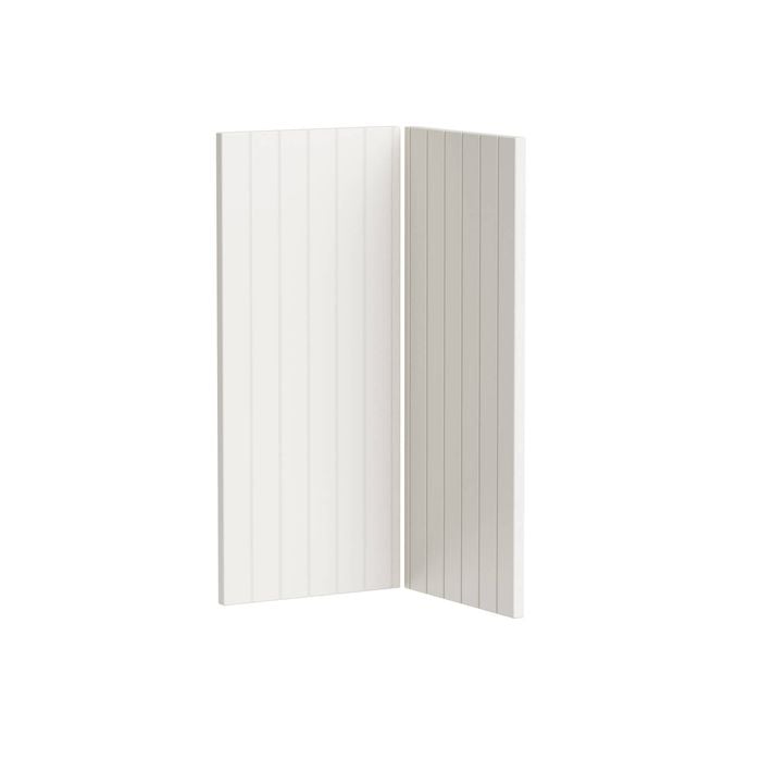 Kaboodle Vanilla Essence V-Groove Corner Base Cabinet Doors - 2 Pack