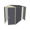 Build-a-Shed 1.5 x 3.0 x 2.3m Single Hinged Side Door Gable Shed - Grey