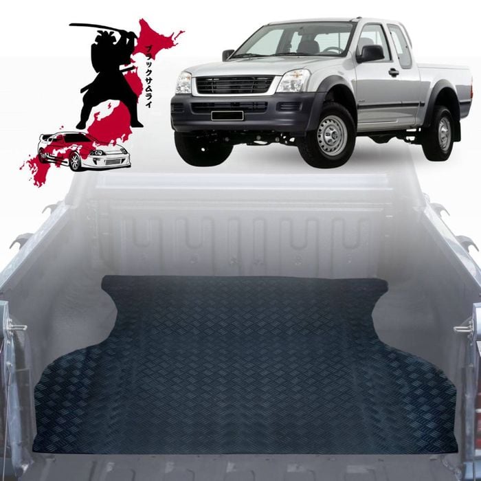 Black Samurai UTE Tub Mat Tray Liner for Holden Rodeo 2003 - 2008 (2-Door Cab and Extended Cab)